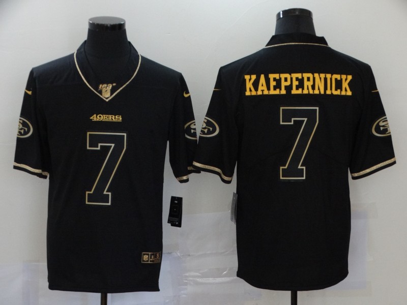 Men San Francisco 49ers #7 Kaepernick Black Nike Vapor Untouchable Limited Player NFL Jerseys->minnesota vikings->NFL Jersey